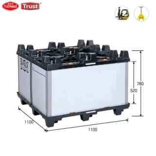 N-PACK 780 (단프라시트) [규격 : 1,100x1,100x780㎜ ,중량 34.4kg (SET ,중량) 구성 1SET = 파렛트 2EA + 단프라시트 1EA]