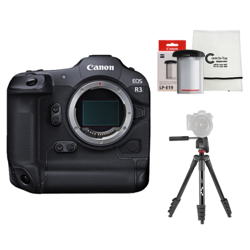 💗사은품💗 캐논 EOS R3 BODY ⭐재고보유⭐ + 구매시 LP-E19 정품 배터리 + 필름 + 융 & 포토리뷰 조비 삼각대 증정