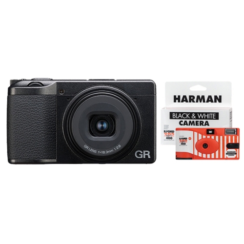🚀서울 퀵 무료🚀 리코 GR III HDF / GR3 HDF ⭐재고보유⭐ + 구매 시 SD 128GB + 보호필름 + 세무융 & 상품평 카메라 마이크 증정 🎁감성 가득 흑백 일회용 카메라 100% 추가 증정!🎁
