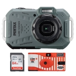 💕사은품💕 [펜탁스공식대리점 컴온탑] WG-1000 ⭐재고보유⭐ 아웃도어 디지털 카메라 🎁구매시 샌디스크 SD 64GB & 포토리뷰 일회용 흑백 카메라 증정🎁