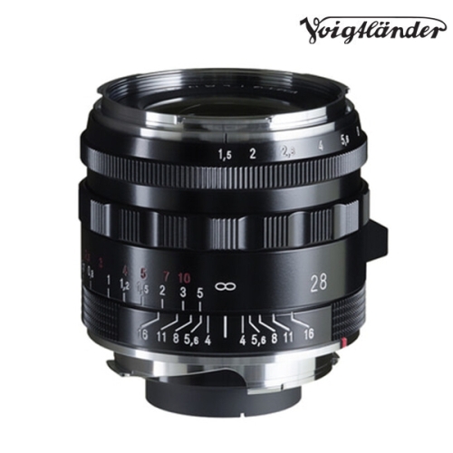 💚신상품💚 보이그랜더 NOKTON Vintage Line 28mm F1.5 ASP Type II (블랙) VM마운트 ⭐재고보유⭐ 🎁~8/31 정품등록 SP 50,000 포인트 🎁 ~12/31 (지금 구매 시 A/S 3년) + ⭐퀵 비용지원⭐