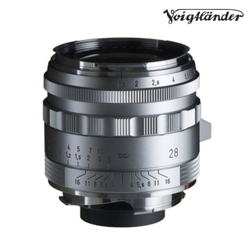 💚신상품💚 보이그랜더 NOKTON Vintage Line 28mm F1.5 ASP Type II (실버) VM마운트 ⭐재고보유⭐ 🎁~8/31 정품등록 SP 50,000 포인트 🎁 ~12/31 (지금 구매 시 A/S 3년) + ⭐퀵 비용지원⭐