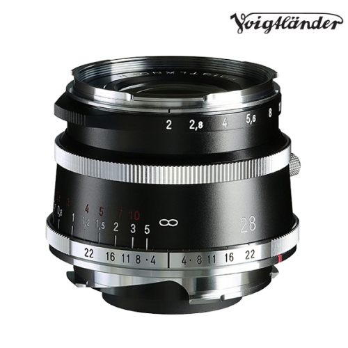 💚특별할인💚 보이그랜더 ULTRON Vintage Line 28mm F2 ASP Type II (블랙) VM마운트 ⭐재고보유⭐ 🎁~8/31 정품등록 SP 50,000 포인트 🎁 (A/S 3년)