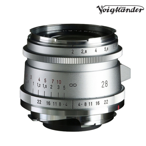 💚특별할인💚 보이그랜더 ULTRON Vintage Line 28mm F2 ASP Type II (실버) VM마운트 ⭐재고보유⭐ 🎁~8/31 정품등록 SP 50,000 포인트 🎁 (A/S 3년)