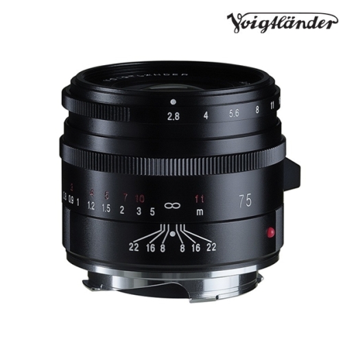 💚신제품💚 보이그랜더 APO-SKOPAR 75mm F2.8 (블랙) VM마운트 ⭐재고보유⭐ 🎁~8/31 정품등록 SP 50,000 포인트 🎁 ~12/31 (지금 구매 시 A/S 3년)