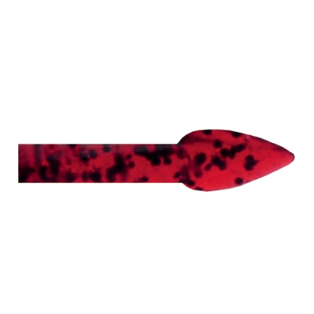다미끼 스피어 웜 4.5" 439 CLEAR RED BLACK SILVER