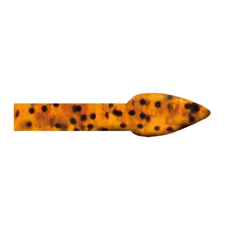 다미끼 스피어 웜 4.5" 440 CLEAR PUMPKING BLACK SILVER