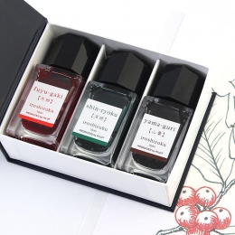 파이롯트 미니병잉크 이로시주쿠 15ml 케이스 세트