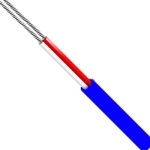[정품] / PSC-K2-T / 0.32MMx1Pair(2C) 테프론 청색 200M CA센서 온도보상도선 열전대용 / 국산 / K-Type / 200m/롤 /