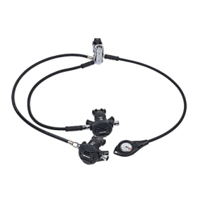 아펙스 스킨 스쿠버 다이빙 호흡기 레귤레이터 엘리트 1 게이지 세트 XTX50