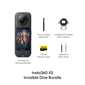 [인스타360 / Insta360]X5 Invisible Dive Bundle 카메라