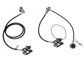 MK25 EVO / S600 더블 호흡기 세트 스쿠바프로 호흡기