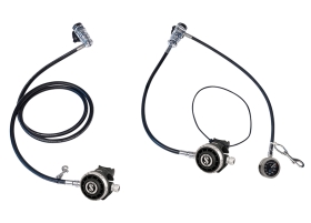 MK25 EVO / G260 더블 호흡기 세트 스쿠바프로 호흡기