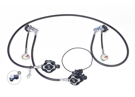 MK25 EVO / S620TI 사이드 마운트 호흡기 세트 스쿠바프로 호흡기