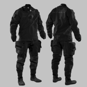 워터 프루프 드라이 슈트 D7X BLACK EDITION