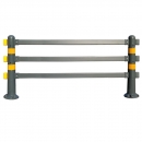 차선분리대(독립형)L=2M/우레탄무단횡단금지휀스/중앙분리대/차선규제블럭