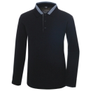 [마크]MT-1314 CVC 폴로 긴팔티셔츠 (블랙)