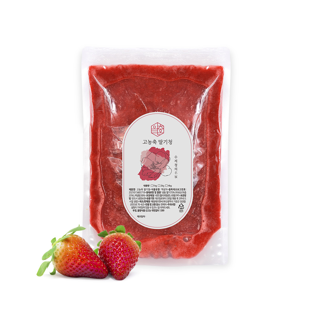 수제과일청 고농축 딸기청 1kg