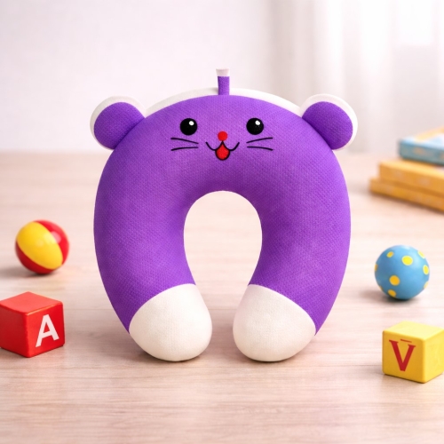 [국내산] 캐릭터메쉬 Purple목베개 100개이상주문제작
