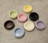 도마뱀 동그라미 물그릇