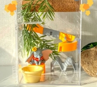 알록달록 크레스티드게코 미끄럼틀 백업