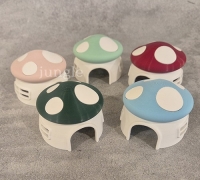 크레스티드게코 버섯 은신처 (소,중,대)