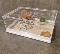 렙티주 아크릴 조립식 케이지 40 x 30 x 15