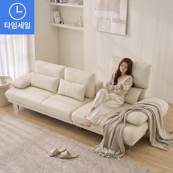 ◈[공식몰최저가]◈휴이브 리프트업 스윙 가죽소파(3/4인용)