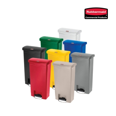 [러버메이드] 슬림짐 스텝온 쓰레기통 (90L/24G) [1883552][1883561][1883570][1883606][1883615]