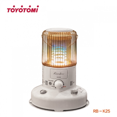 [토요토미][TOYOTOMI] 심지식 난로 RB-K25 세트 캠핑난로 레인보우
