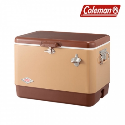 [콜맨][Coleman] 54QT 스틸 벨트 쿨러 (버터 너츠) 아이스박스 [3000006609]