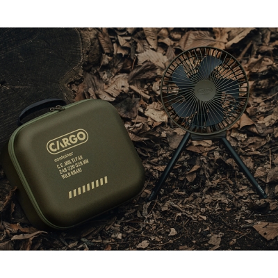 [카고컨테이너][CARGO CONTAINER] 멀티팬 카키 [8809817180101] 휴대용 무선 선풍기 서큘레이터 타프팬