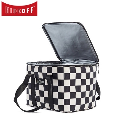 [하이드오프][HIDEOFF] 소프트 쿨러 체커큐브쿨러 15리터 아이스박스 CODURA