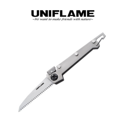 [유니프레임] 쓰바메 산조 접이식 휴대용 톱 [UF-684184] 안전 폴딩 캠핑톱