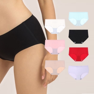 무봉제 심리스 노라인 햄팬티 7매세트 MD018 │ 편안한 누디 여성팬티세트