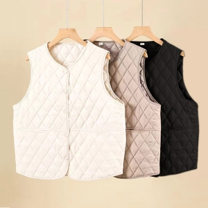 여성 경량패딩조끼 EW6040 │ 데일리 인앤아웃웨어 패딩베스트