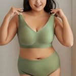 A컵부터 F컵까지 심리스 브라팬티세트 N9032 │ 노와이어 편안한 착용감