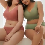 A컵부터 F컵까지 심리스 브라팬티세트 N9032 │ 노와이어 편안한 착용감