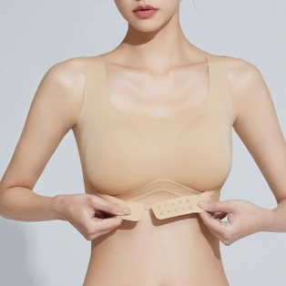 여성 자세보정 볼륨업 노와이어 브라탑 CT014 │ 런닝형 심리스 브라