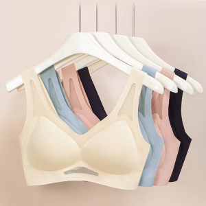 심리스 노와이어 브라탑 통기성 쿨링 가벼운 데일리 브라 N9048
