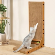 크림펫 고양이 수직 스크래쳐 공놀이 대형