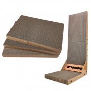 크림펫 수직 공놀이 스크래쳐 대형 리필