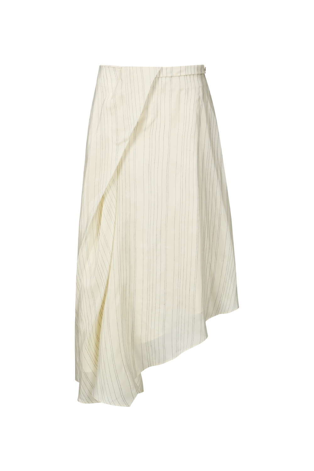 ASYMMETRIC WRAP MIDI SKIRT (S23SK502CR)