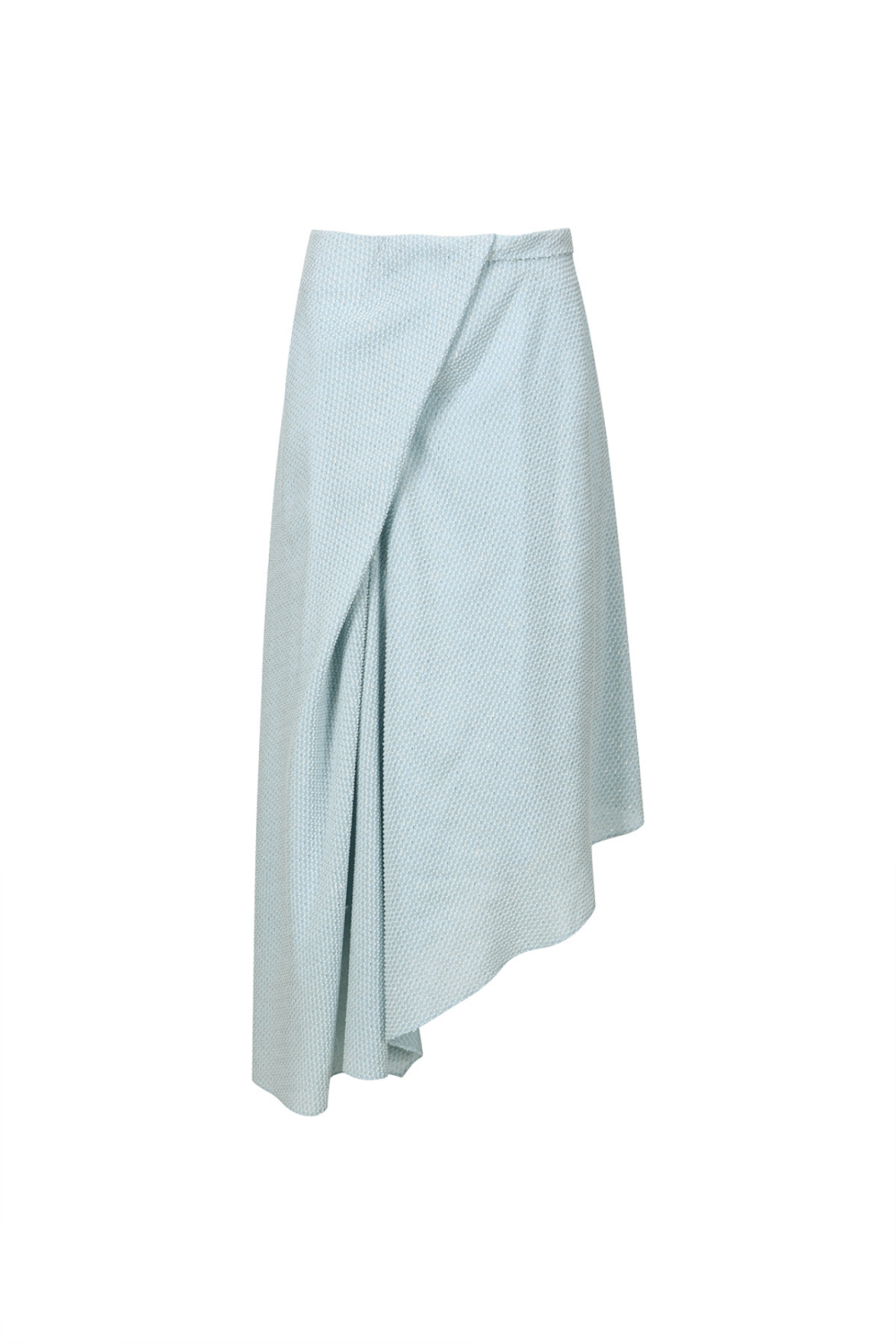 ASYMMETRIC WRAP MIDI SKIRT (S23SK502SB)
