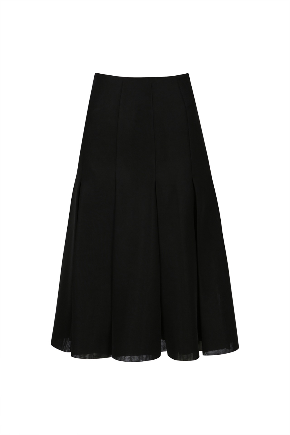 BOX-PLEATED SKIRT (R23SK100BK)