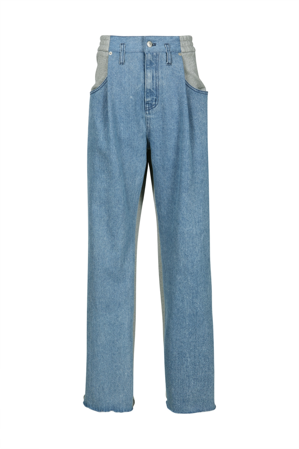 CONTRAST WIDE-LEG JEANS (R23DB105NV)