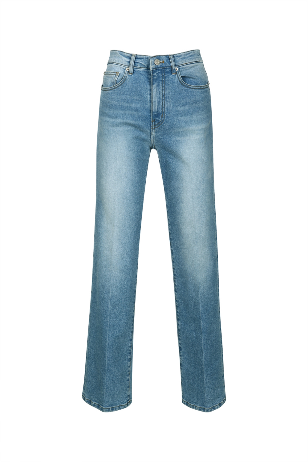 STRAIGHT-LEG JEANS (R23DB100BL)