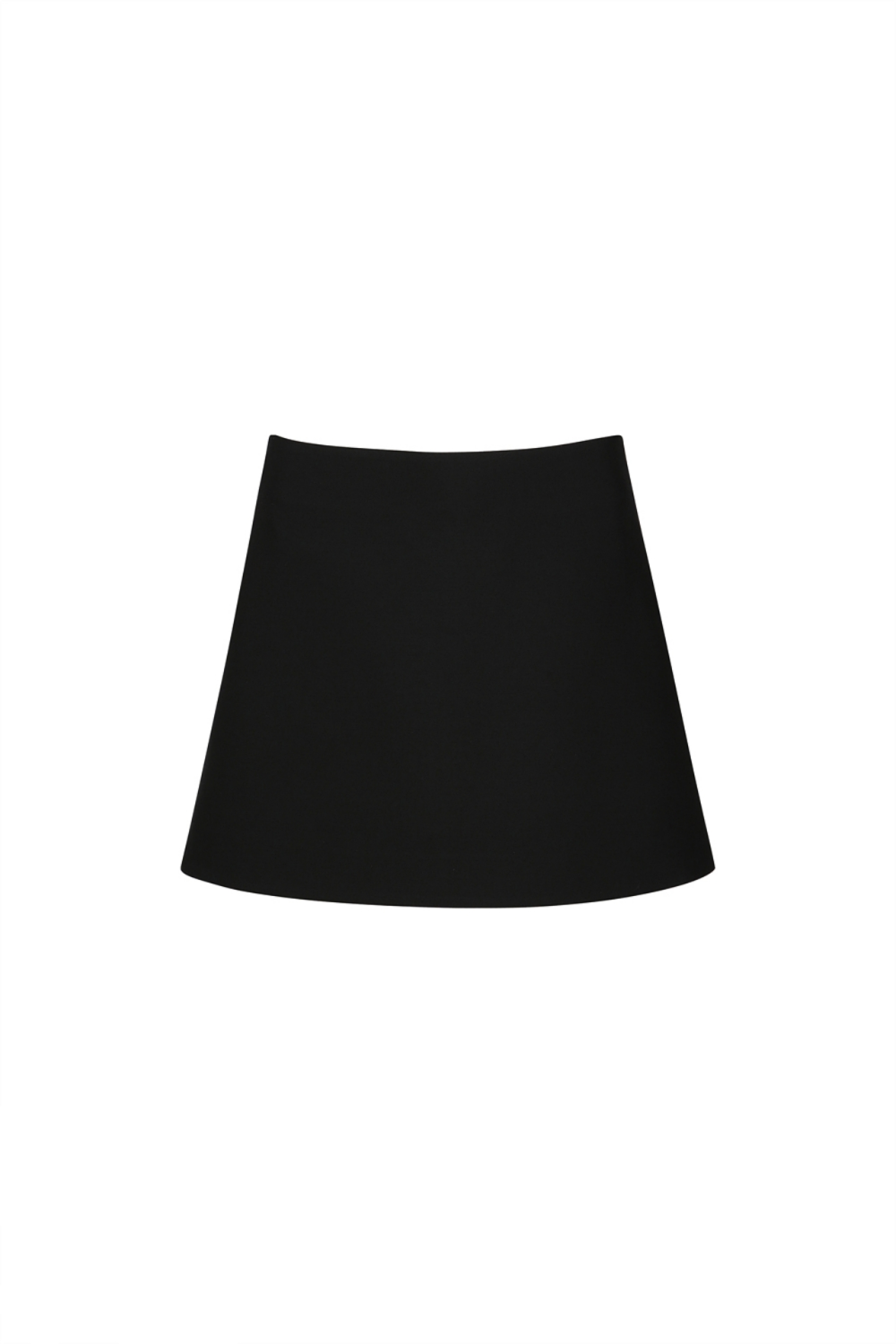 WOOL-BLEND MINI SKIRT (R23SK304BK)