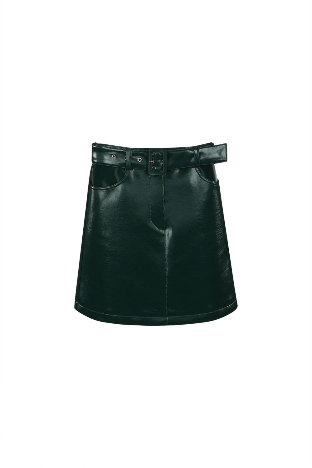BELTED MINI SKIRT (R23SK303GN)