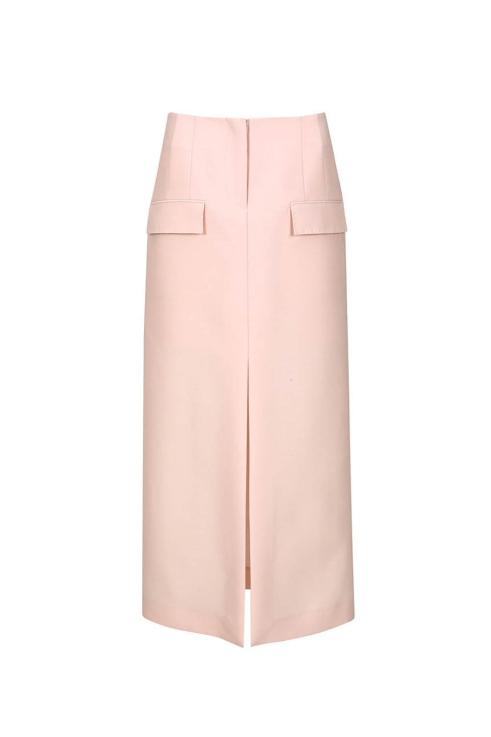 FRONT-SLIT MIDI SKIRT (F23SK504PK)